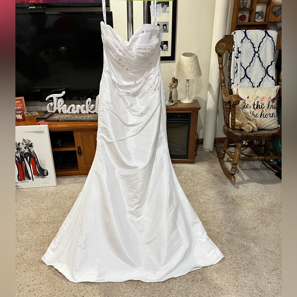 Symphony Bridal White Wedding Dress 6